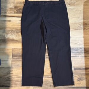 Men’s Savane Tailored 2 U Comfort Waist Chino Pants – Navy Blue